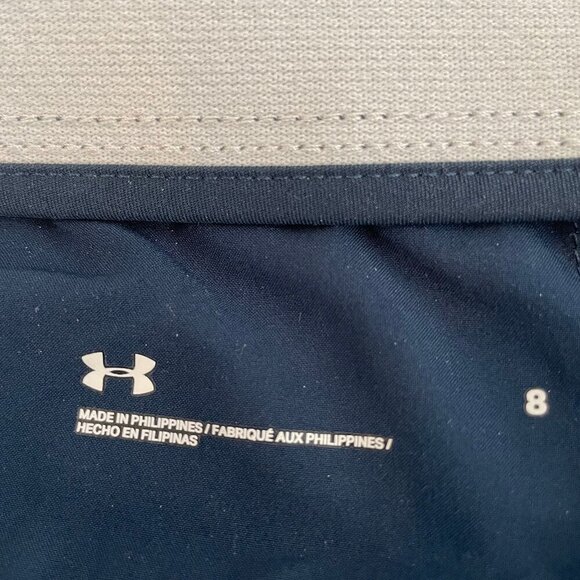 Under Armour Sporty Style # 1357810 Poly Blend Athletic Pants Blue Sz 8 NWOT - Picture 11 of 13